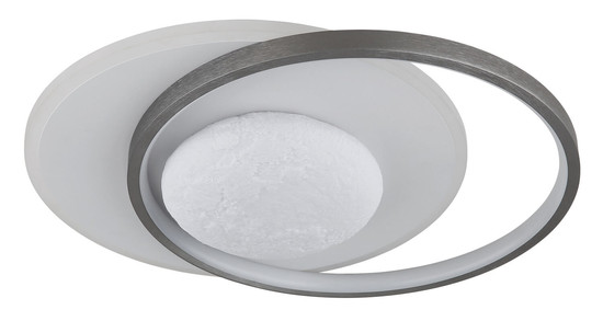 Globo Moon LED Deckenleuchte 30W Neutralweiß Schwarz Matt, Metall 8,3cm 41785