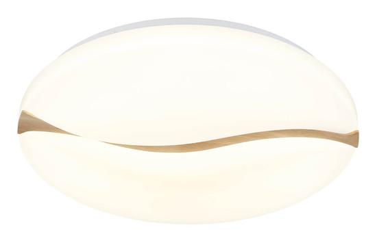 Globo Leticia LED Deckenleuchte 24W CCT Weiß, Metall Memoryfunktion Ø33cm 41790-18