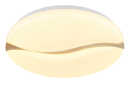 Globo Leticia LED Deckenleuchte 24W CCT Weiß, Metall Memoryfunktion Ø39cm 41790-20