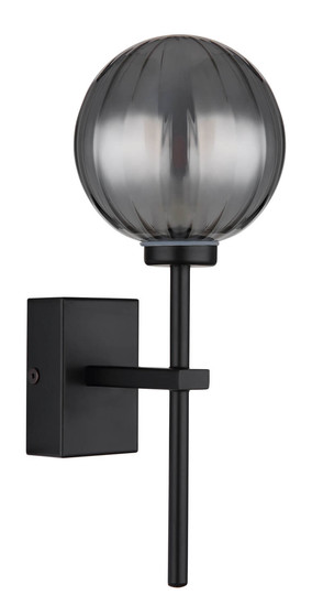 Globo Ander G9 Wandleuchte 10W IP44 Schwarz Matt, Metall Ø10cm 41928W