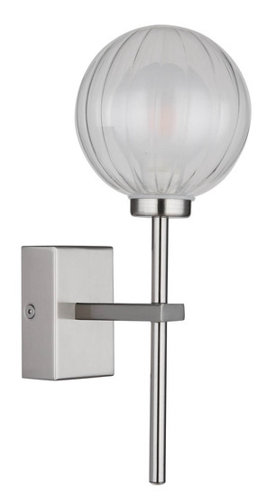 Globo Ander G9 Wandleuchte 10W IP44 Nickel Matt, Metall Ø10cm 41928WN