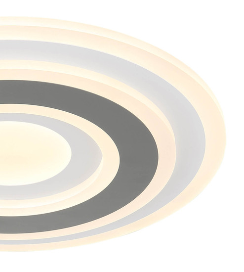 Globo Sabatino LED Deckenleuchte 36W CCT Weiß, Metall Fernbedienung Nachtlicht Memoryfunktion Ø38cm 48011-36