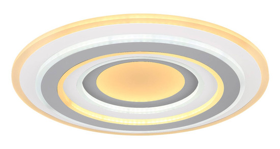 Globo LED Deckenleuchte Sabatino 46W dimmbar Fernbedienung CCT warm-/tageslichtweiss Weiß anthrazit Metall Ø50cm