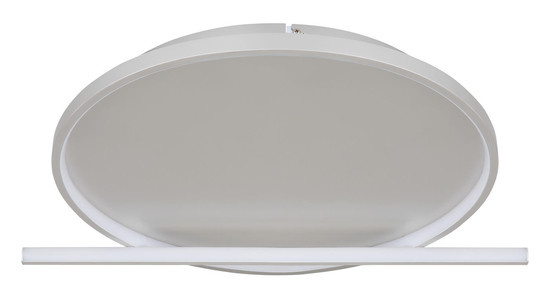 Globo Ronda LED Deckenleuchte 50W CCT Nickel Matt, Aluminium Fernbedienung Nachtlicht Memoryfunktion Ø48cm 48024-50