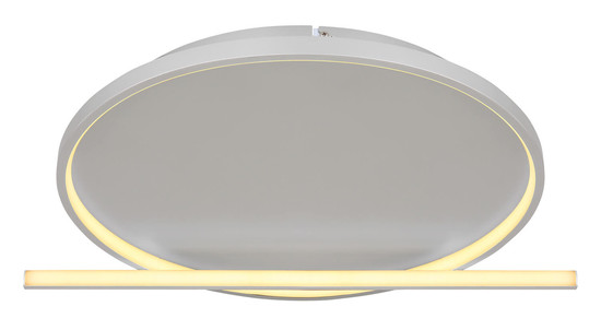 Globo Ronda LED Deckenleuchte 50W CCT Nickel Matt, Aluminium Fernbedienung Nachtlicht Memoryfunktion Ø48cm 48024-50