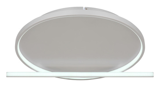 Globo Ronda LED Deckenleuchte 50W CCT Nickel Matt, Aluminium Fernbedienung Nachtlicht Memoryfunktion Ø48cm 48024-50