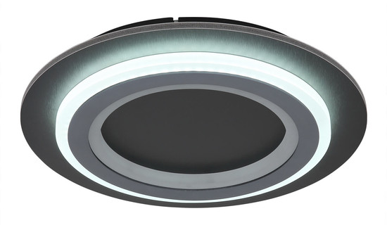 Globo Jayden LED Deckenleuchte 18W CCT Schwarz Matt, Metall Fernbedienung Memoryfunktion Ø34cm 48032-18RGB