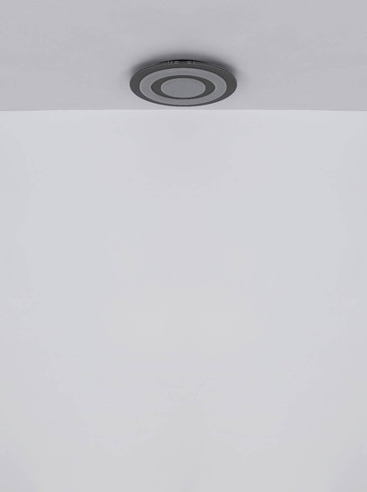 Globo LED Deckenleuchte Jayden 50W warmweiss Anthrazit gebürstet grau gebürstet Metall 73x35cm