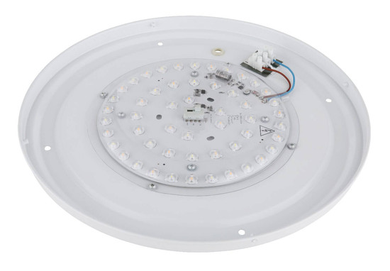 Globo LED Deckenleuchte Flordelis 24W CCT warm-/neutral-/tageslichtweiss Weiß matt Metall Ø38cm