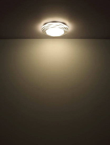 Globo LED Deckenleuchte Flordelis 24W CCT warm-/neutral-/tageslichtweiss Weiß matt Metall Ø38cm