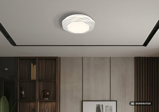 Globo LED Deckenleuchte Flordelis 24W CCT warm-/neutral-/tageslichtweiss Weiß matt Metall Ø38cm