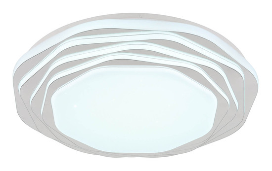 Globo Flordelis LED Deckenleuchte 36W CCT Weiß Matt, Metall Memoryfunktion Ø48cm 48036-36