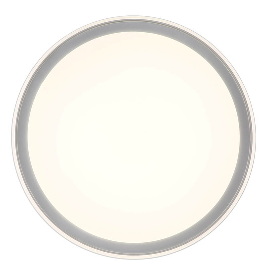 Globo LED Deckenleuchte Janice RGBW LED 48W dimmbar Fernbedienung CCT warm-/neutral-/tageslichtweiss Weiß matt silber Metall Ø50cm