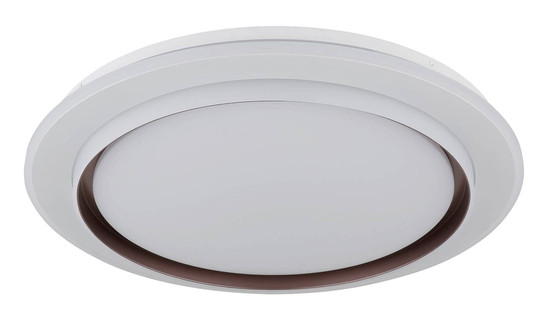 Globo LED Deckenleuchte Janice RGBW LED 48W dimmbar Fernbedienung CCT warm-/neutral-/tageslichtweiss Weiß matt Metall Ø49cm