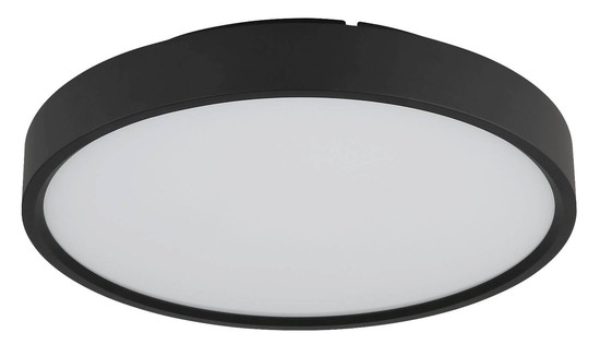 Globo LED Deckenleuchte Jess 57W dimmbar Fernbedienung CCT extra-warm-/tageslichtweiss Schwarz matt Metall Ø39cm
