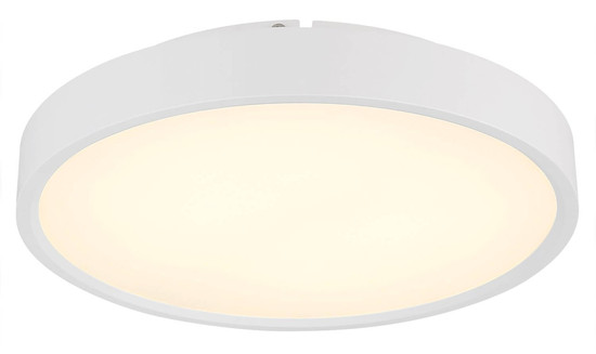 Globo LED Deckenleuchte Jess 57W dimmbar Fernbedienung CCT extra-warm-/tageslichtweiss Weiß matt Metall Ø39cm