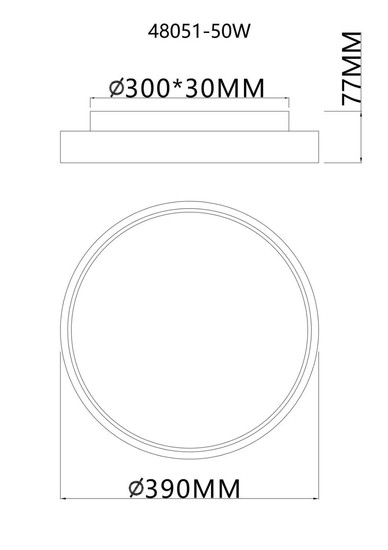 Globo LED Deckenleuchte Jess 57W dimmbar Fernbedienung CCT extra-warm-/tageslichtweiss Weiß matt Metall Ø39cm