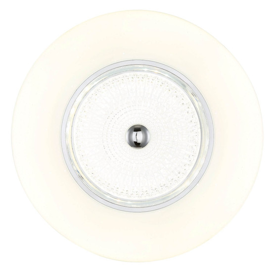 Globo LED Deckenleuchte Graham 48W CCT warm-/neutral-/tageslichtweiss Weiß matt Metall Ø59cm