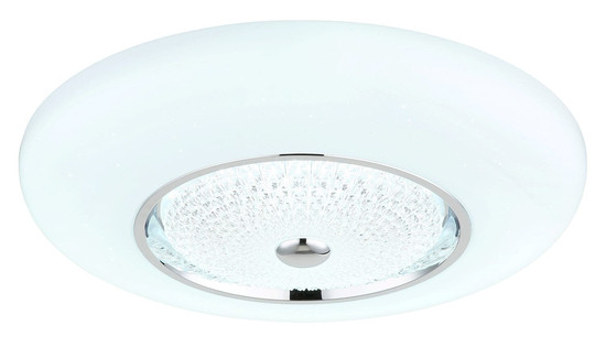Globo LED Deckenleuchte Graham 48W CCT warm-/neutral-/tageslichtweiss Weiß matt Metall Ø59cm