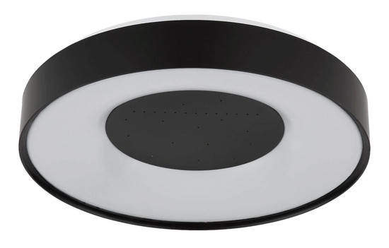 Globo LED Deckenleuchte Jolliana 30W dimmbar Fernbedienung CCT warm-/tageslichtweiss Weiß matt schwarz matt Metall Ø39cm