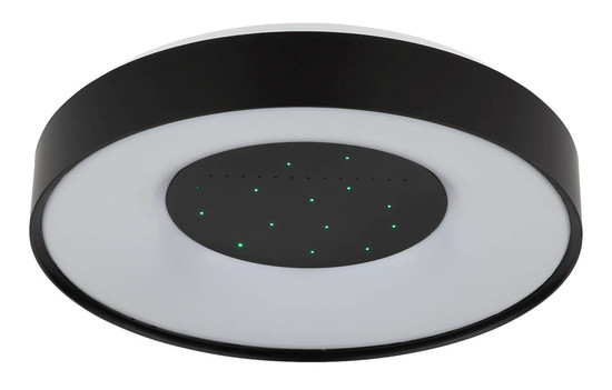 Globo LED Deckenleuchte Jolliana 30W dimmbar Fernbedienung CCT warm-/tageslichtweiss Weiß matt schwarz matt Metall Ø39cm