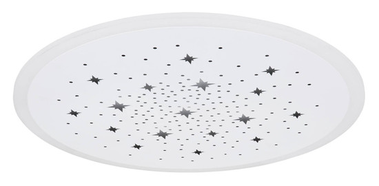 Globo Murphy LED Deckenleuchte 30W CCT Weiß, Metall Fernbedienung Nachtlicht Memoryfunktion Ø50cm 48120D2