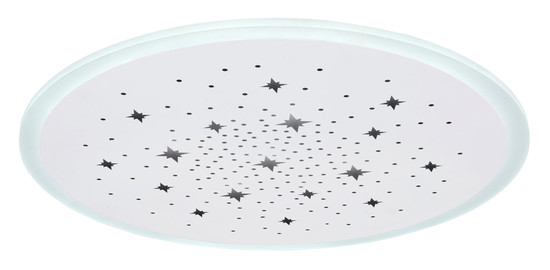 Globo Murphy LED Deckenleuchte 30W CCT Weiß, Metall Fernbedienung Nachtlicht Memoryfunktion Ø50cm 48120D2