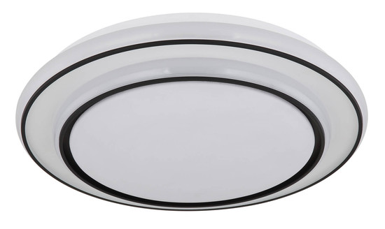 Globo Logan LED Deckenleuchte 24W Warmweiß Weiß Matt, Metall 7cm 48136-24