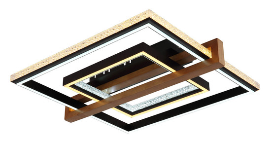 Globo Deloris LED Deckenleuchte 40W CCT Schwarz Matt, Metall Fernbedienung Nachtlicht Memoryfunktion 11,5cm 48137