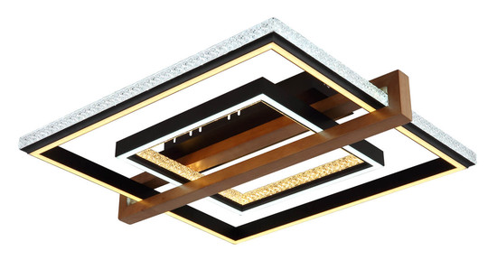 Globo Deloris LED Deckenleuchte 40W CCT Schwarz Matt, Metall Fernbedienung Nachtlicht Memoryfunktion 11,5cm 48137