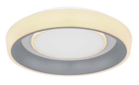 Globo Tabano LED Deckenleuchte 46W CCT Weiß, Metall Fernbedienung Nachtlicht Memoryfunktion 9,5cm 48272-46