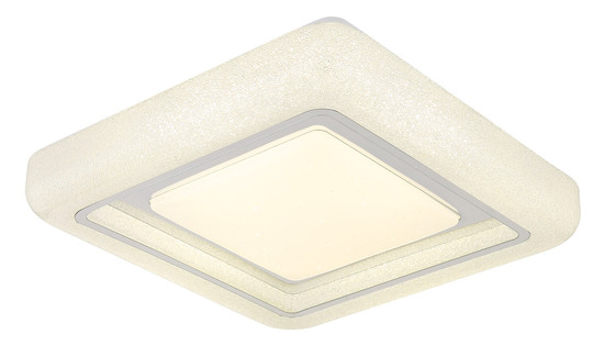 Globo Marcia LED Deckenleuchte 24W Neutralweiß Weiß, Metall 7,5cm 48293-24Q