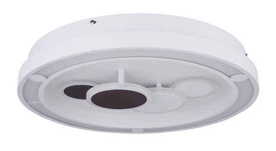 Globo Kolli LED Deckenleuchte 50W CCT Weiß, Metall Fernbedienung Nachtlicht Memoryfunktion Ø48cm 48405-50