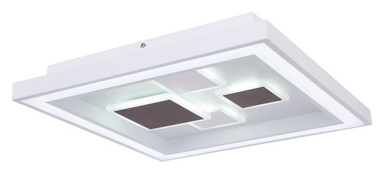 Globo Nolo LED Deckenleuchte 50W CCT Weiß, Metall Fernbedienung Nachtlicht Memoryfunktion 7cm 48405-50Q