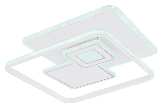 Globo Roderick LED Deckenleuchte 50W CCT Weiß Matt, Metall Fernbedienung Nachtlicht Memoryfunktion 6cm 48441-50SH