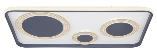 Globo Nora LED Deckenleuchte 55W CCT Graphit, Metall Fernbedienung Nachtlicht Memoryfunktion Ø0cm 48446-55