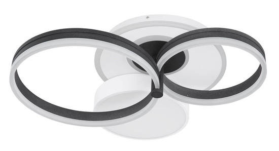 Globo Jack LED Deckenleuchte 48W CCT Weiß Matt, Metall Fernbedienung Nachtlicht Memoryfunktion 16cm 48448-48SH