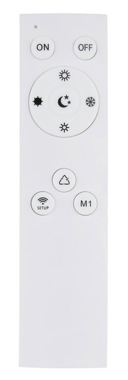 Globo Jack LED Deckenleuchte 48W CCT Weiß Matt, Metall Fernbedienung Nachtlicht Memoryfunktion 16cm 48448-48SH