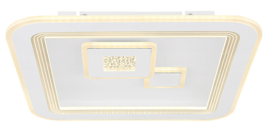 Globo Valeria LED Deckenleuchte 40W CCT Weiß, Metall Fernbedienung Nachtlicht Memoryfunktion 7,4cm 48455-40