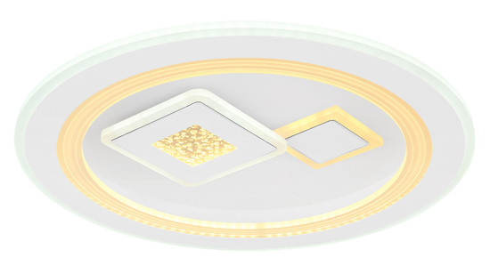 Globo Valeria LED Deckenleuchte 40W CCT Weiß, Metall Fernbedienung Nachtlicht Memoryfunktion Ø46,5cm 48455-40R