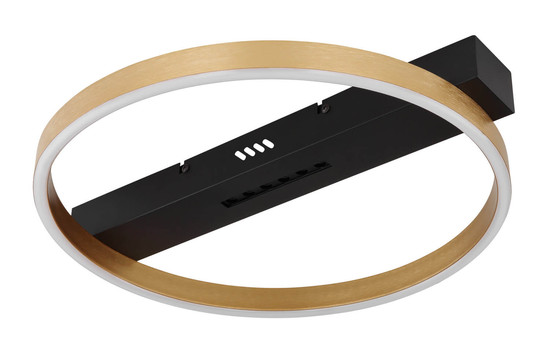 Globo Luffy LED Deckenleuchte 24W Warmweiß Schwarz Matt, Metall Memoryfunktion 6,9cm 48461-21R