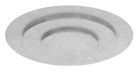 Globo Heda LED Deckenleuchte 24W Warmweiß Silberfarben, Metall Ø35cm 48465-24S