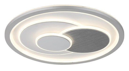 Globo LED Deckenleuchte Ruiz I 36W CCT warm-/neutral-/tageslichtweiss Weiß matt Metall Ø48cm