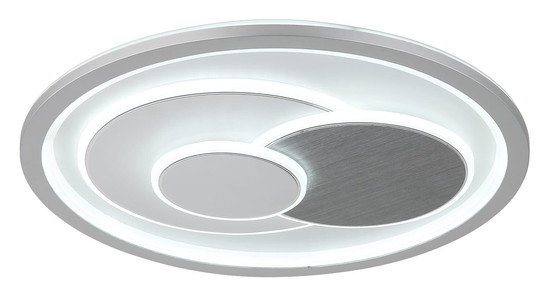 Globo LED Deckenleuchte Ruiz I 36W CCT warm-/neutral-/tageslichtweiss Weiß matt Metall Ø48cm