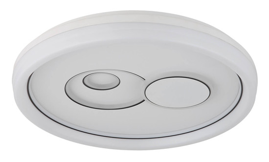 Globo Ruiz I LED Deckenleuchte 36W CCT Weiß Matt, Metall Memoryfunktion Ø49cm 48470