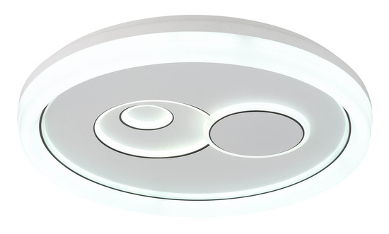 Globo Ruiz I LED Deckenleuchte 36W CCT Weiß Matt, Metall Memoryfunktion Ø49cm 48470