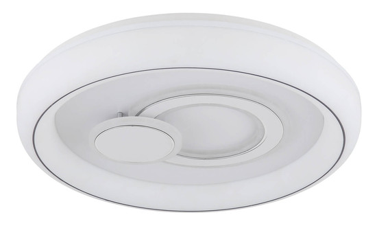 Globo Ruiz LED Deckenleuchte 48W CCT Weiß Matt, Metall Memoryfunktion Ø48cm 48471