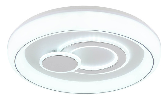 Globo Ruiz LED Deckenleuchte 48W CCT Weiß Matt, Metall Memoryfunktion Ø48cm 48471