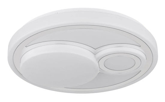 Globo Ruiz LED Deckenleuchte 24W CCT Weiß Matt, Metall Memoryfunktion Ø38cm 48473