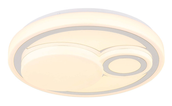 Globo Ruiz LED Deckenleuchte 24W CCT Weiß Matt, Metall Memoryfunktion Ø38cm 48473